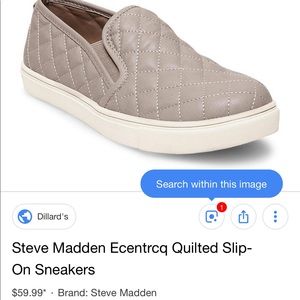 Steve Madden Ecentrcq Quilted Slip On Sneakers